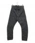Vivienne Westwood man (ヴィヴィアン ウェストウッド マン) ストライプサーカスパンツ グレー サイズ:44：18000円