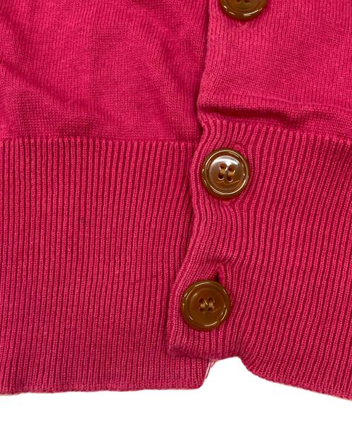 Vivienne Westwood man（ヴィヴィアン ウェストウッド マン）Vivienne Westwood man (ヴィヴィアン ウェストウッド マン) オーブ刺繍カーディガン ピンク サイズ:46の古着・服飾アイテム