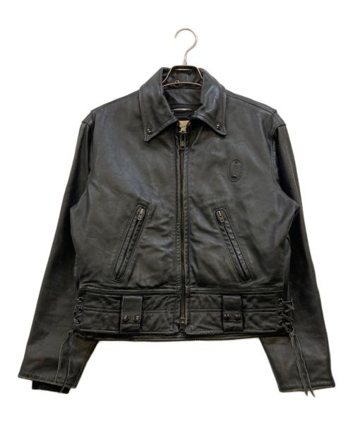 taylor's leatherwear（テイラーズレザーウェア）TAYLOR'S LEATHERWEAR (テイラーズレザーウェア) 80's ライナー付レザージャケット ブラック サイズ:42の古着・服飾アイテム