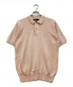 POLO RALPH LAURENポロ・ラルフローレン）の古着「ニットポロシャツ」｜ピンク