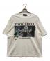 P.N.UNDERGROUND（サイコ・ネーション・アンダーグラウンド）の古着「鈴屋什造 ダメージTEE」｜ホワイト