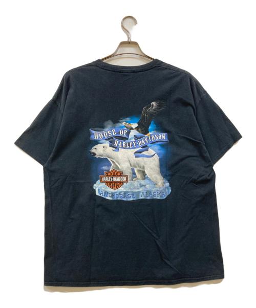 HARLEY-DAVIDSON（ハーレーダビッドソン）HARLEY-DAVIDSON (ハーレーダビッドソン) プリントTシャツ ブラック サイズ:XLの古着・服飾アイテム