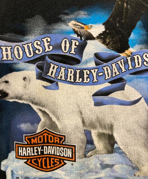 HARLEY-DAVIDSON（ハーレーダビッドソン）HARLEY-DAVIDSON (ハーレーダビッドソン) プリントTシャツ ブラック サイズ:XLの古着・服飾アイテム