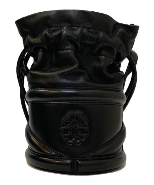 ALEXANDER McQUEEN（アレキサンダーマックイーン）ALEXANDER McQUEEN (アレキサンダーマックイーン) The Soft Curve Bag ブラックの古着・服飾アイテム