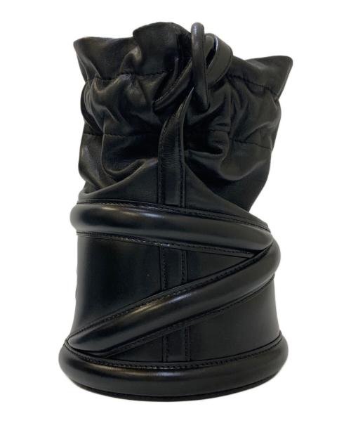 ALEXANDER McQUEEN（アレキサンダーマックイーン）ALEXANDER McQUEEN (アレキサンダーマックイーン) The Soft Curve Bag ブラックの古着・服飾アイテム