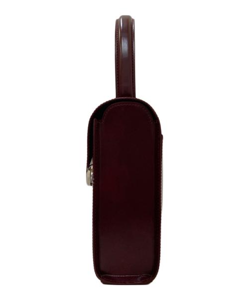Cartier（カルティエ）Cartier (カルティエ) パンテール 2WAYレザーショルダーバッグ ボルドーの古着・服飾アイテム