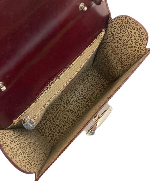 Cartier（カルティエ）Cartier (カルティエ) パンテール 2WAYレザーショルダーバッグ ボルドーの古着・服飾アイテム