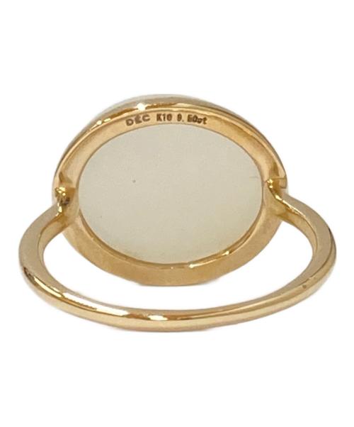 MARIHA（マリハ）MARIHA (マリハ) signature collection K10 ｵｰﾊﾞﾙﾘﾝｸﾞ ゴールド×ホワイト サイズ:13号の古着・服飾アイテム