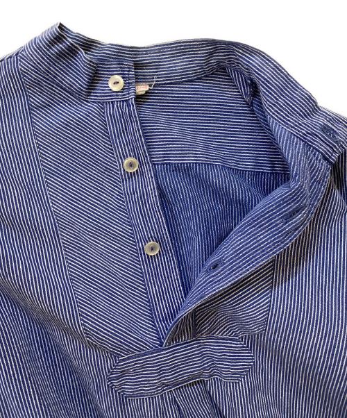 VINTAGE（ヴィンテージ）VINTAGE (ヴィンテージ) Germany Fisherman Shirts ブルー サイズ:42/48の古着・服飾アイテム