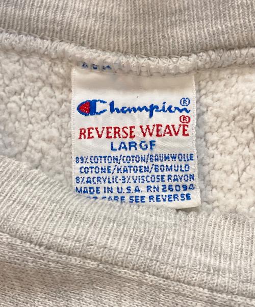 Champion REVERSE WEAVE（チャンピオン リバース ウィーブ）Champion REVERSE WEAVE (チャンピオン リバース ウィーブ) 90sリバースウィーブスウェット グレー サイズ:Ｌの古着・服飾アイテム