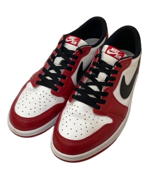 NIKE（ナイキ）NIKE (ナイキ) AIR JORDAN 1 RETRO LOW OG ホワイト×レッド サイズ:30㎝の古着・服飾アイテム