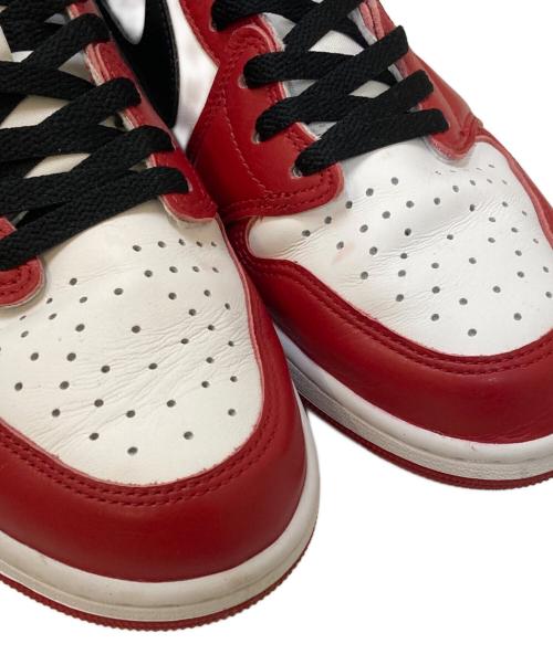 NIKE（ナイキ）NIKE (ナイキ) AIR JORDAN 1 RETRO LOW OG ホワイト×レッド サイズ:30㎝の古着・服飾アイテム