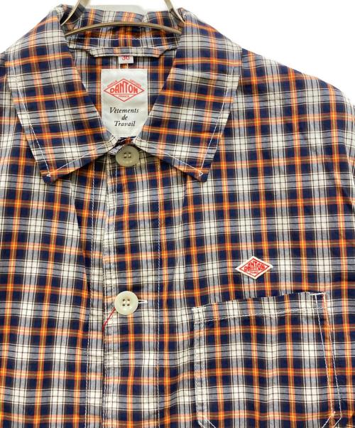 DANTON（ダントン）DANTON (ダントン) チェックシャツ ネイビー サイズ:S 未使用品の古着・服飾アイテム