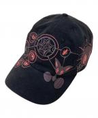 sageセージ）の古着「5ageboy Cellular 6 Panel Cap」｜ブラック