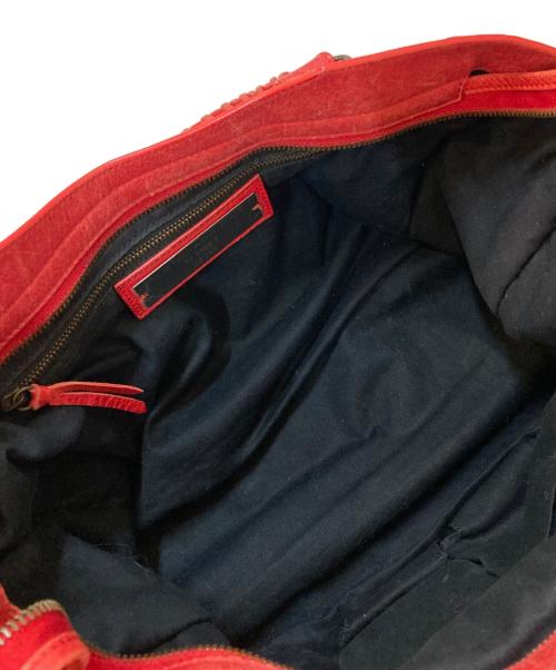 BALENCIAGA（バレンシアガ）BALENCIAGA (バレンシアガ) The City 2way Bag レッドの古着・服飾アイテム