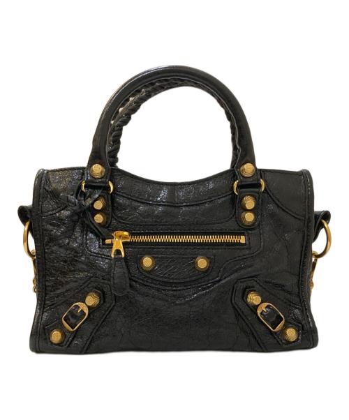 BALENCIAGA（バレンシアガ）BALENCIAGA (バレンシアガ) Giant Mini City Bag ブラックの古着・服飾アイテム