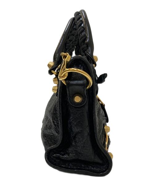 BALENCIAGA（バレンシアガ）BALENCIAGA (バレンシアガ) Giant Mini City Bag ブラックの古着・服飾アイテム