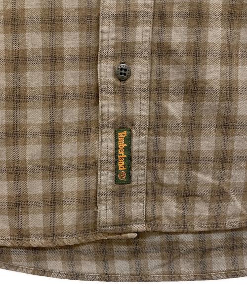 Timberland（ティンバーランド）Timberland (ティンバーランド) チェックシャツ カーキ サイズ:Ｍの古着・服飾アイテム