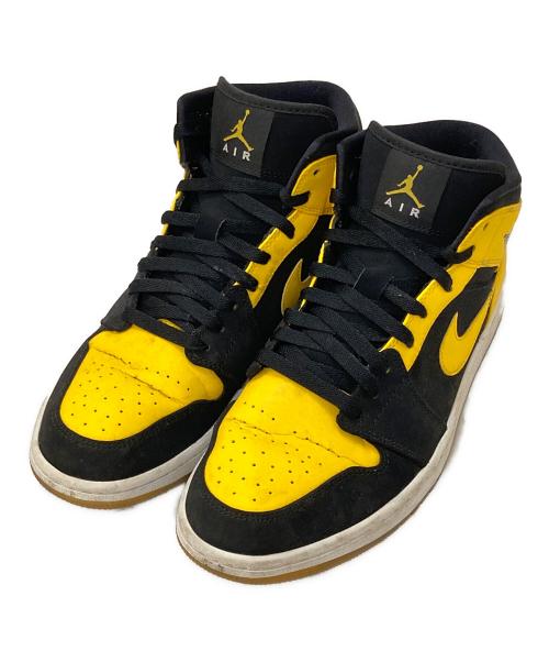 NIKE（ナイキ）NIKE (ナイキ) Air Jordan 1 Retro ブラック×イエロー サイズ:28㎝の古着・服飾アイテム