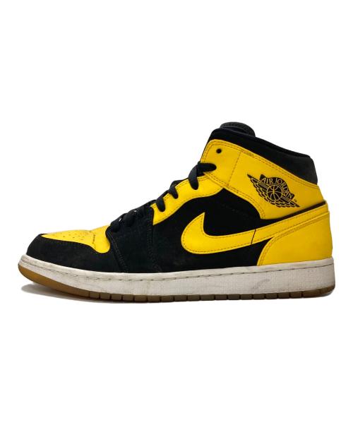 NIKE（ナイキ）NIKE (ナイキ) Air Jordan 1 Retro ブラック×イエロー サイズ:28㎝の古着・服飾アイテム