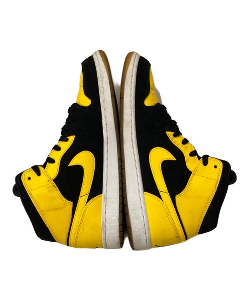 NIKE（ナイキ）NIKE (ナイキ) Air Jordan 1 Retro ブラック×イエロー サイズ:28㎝の古着・服飾アイテム