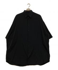 LAD MUSICIAN（ラッドミュージシャン）の古着「SUPER BIG SHORT SLEEVE SHIRT」｜ブラック