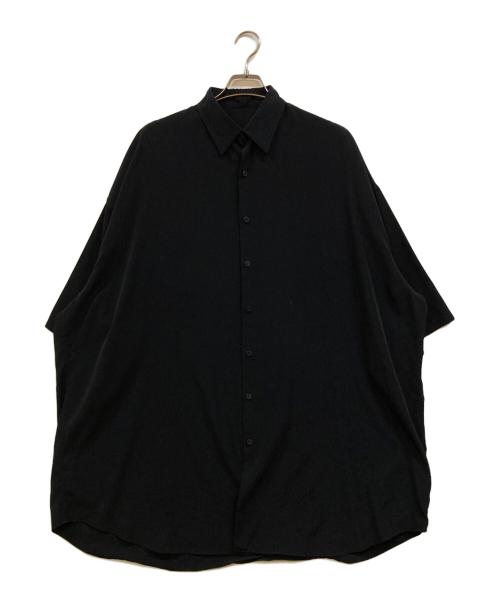 LAD MUSICIAN（ラッドミュージシャン）LAD MUSICIAN (ラッドミュージシャン) SUPER BIG SHORT SLEEVE SHIRT ブラック サイズ:42の古着・服飾アイテム