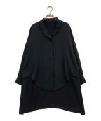 RIM.ARKリムアーク）の古着「Curve hem light SH」｜ブラック