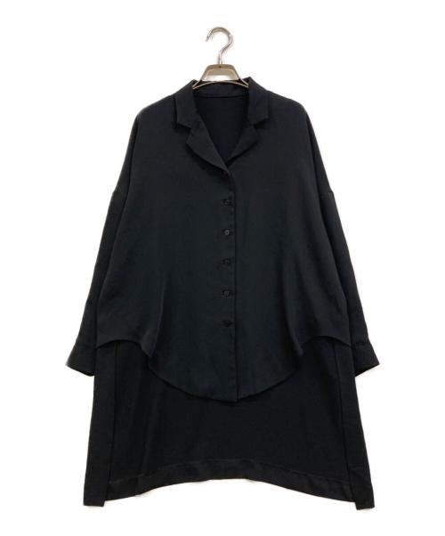 RIM.ARK（リムアーク）RIM.ARK (リムアーク) Curve hem light SH ブラック サイズ:FREEの古着・服飾アイテム