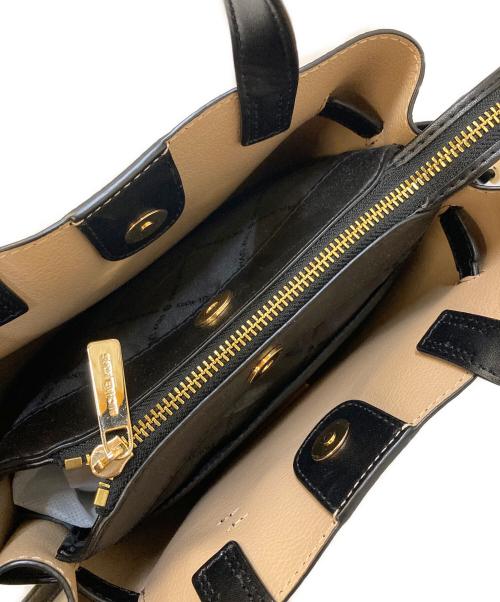 MICHAEL KORS（マイケルコース）MICHAEL KORS (マイケルコース) エミリア 2WAYレザーショルダーバッグ ブラックの古着・服飾アイテム