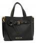 MICHAEL KORS（マイケルコース）の古着「エミリア 2WAYレザーショルダーバッグ」｜ブラック
