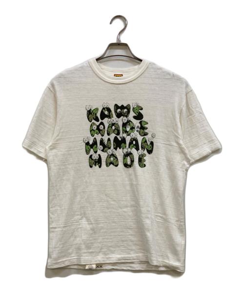 HUMAN MADE（ヒューマンメイド）HUMAN MADE (ヒューマンメイド) KAWS (カウズ) KAWS MADE GRAPHIC T SHIRTS ホワイト サイズ:Ｍの古着・服飾アイテム