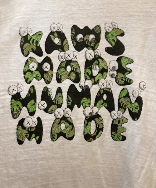 HUMAN MADE（ヒューマンメイド）HUMAN MADE (ヒューマンメイド) KAWS (カウズ) KAWS MADE GRAPHIC T SHIRTS ホワイト サイズ:Ｍの古着・服飾アイテム