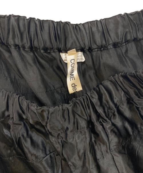COMME des GARCONS（コムデギャルソン）COMME des GARCONS (コムデギャルソン) acetate tiered skirt ブラック サイズ:Mの古着・服飾アイテム
