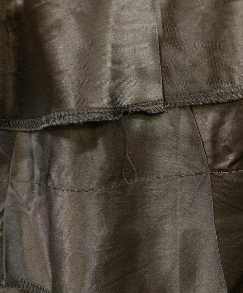 COMME des GARCONS（コムデギャルソン）COMME des GARCONS (コムデギャルソン) acetate tiered skirt ブラック サイズ:Mの古着・服飾アイテム