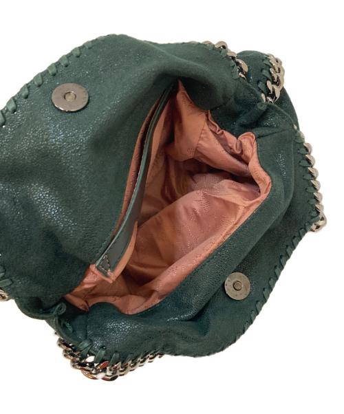 STELLA McCARTNEY（ステラマッカートニー）STELLA McCARTNEY (ステラマッカートニー) ファラベラ チェーンハンドバッグ ミニ グリーンの古着・服飾アイテム