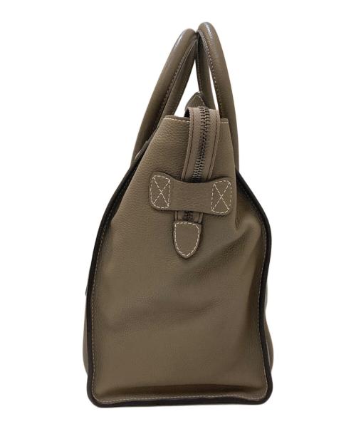 CELINE（セリーヌ）CELINE (セリーヌ) ラゲージ ミニ レザートートバッグ ブラウンの古着・服飾アイテム