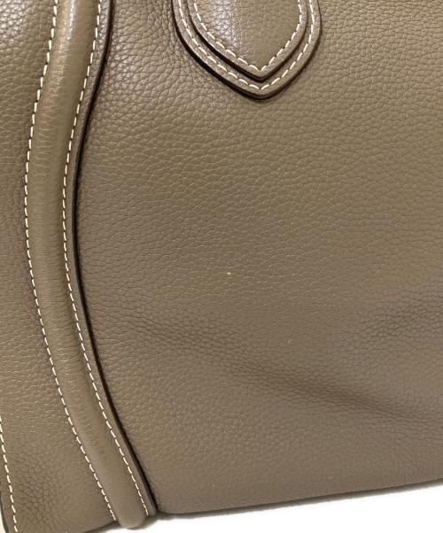 CELINE（セリーヌ）CELINE (セリーヌ) ラゲージ ミニ レザートートバッグ ブラウンの古着・服飾アイテム