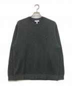 LACOSTEラコステ）の古着「ワントーン ロングスリーブカットソー」｜カーキ