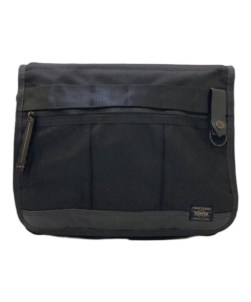 PORTER（ポーター）PORTER (ポーター) HEAT ショルダーバッグ ブラックの古着・服飾アイテム