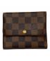 LOUIS VUITTON（ルイ ヴィトン）の古着「ダミエ ポルトフォイユ アナイス」｜ブラウン