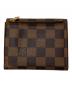 LOUIS VUITTON (ルイ ヴィトン) ダミエ ポルトフォイユ アナイス ブラウン：18000円