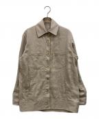 MUSE de Deuxieme Classeミューズ ドゥーズィエム クラス）の古着「LINEN CHINO Gジャケット」｜ベージュ