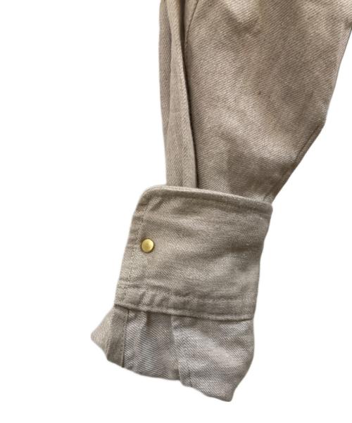 MUSE de Deuxieme Classe（ミューズ ドゥーズィエム クラス）MUSE de Deuxieme Classe (ミューズ ドゥーズィエム クラス) LINEN CHINO Gジャケット ベージュ サイズ:Fの古着・服飾アイテム
