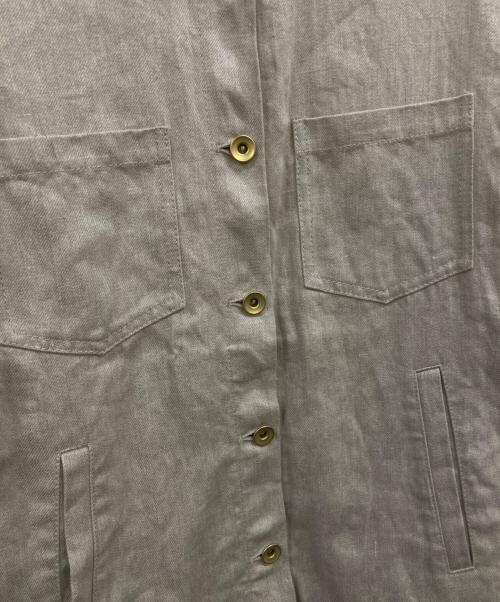 MUSE de Deuxieme Classe（ミューズ ドゥーズィエム クラス）MUSE de Deuxieme Classe (ミューズ ドゥーズィエム クラス) LINEN CHINO Gジャケット ベージュ サイズ:Fの古着・服飾アイテム
