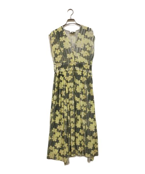 3.1 phillip lim（スリーワンフィリップリム）3.1 phillip lim (スリーワンフィリップリム) プリーツノースリーブワンピース グリーン サイズ:2の古着・服飾アイテム