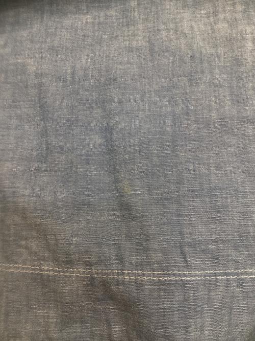 sacai（サカイ）sacai (サカイ) 異素材ドッキング シャンブレーワンピース ブルー サイズ:2の古着・服飾アイテム