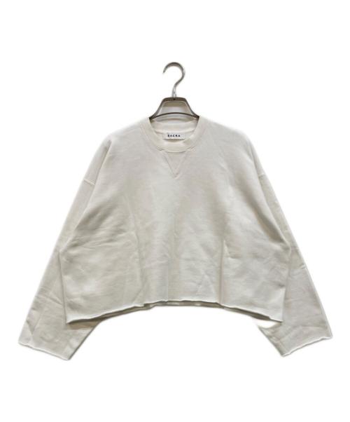 SACRA（サクラ）SACRA (サクラ) EXTRA FINE FLEECE CROPPED TOP ホワイト サイズ:38の古着・服飾アイテム