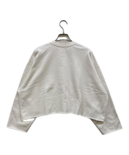 SACRA（サクラ）SACRA (サクラ) EXTRA FINE FLEECE CROPPED TOP ホワイト サイズ:38の古着・服飾アイテム