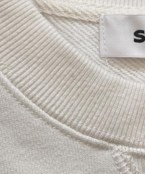 SACRA（サクラ）SACRA (サクラ) EXTRA FINE FLEECE CROPPED TOP ホワイト サイズ:38の古着・服飾アイテム